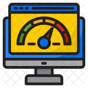 Teste De Velocidade Painel Gerenciamento Ícone