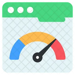 Teste de velocidade do site  Ícone
