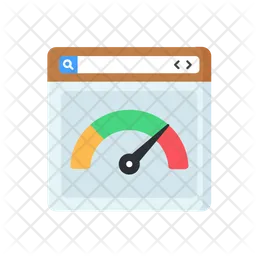 Teste de velocidade do site  Ícone