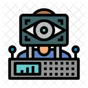 Exame Oftalmologico Oftalmologista Optometrista Ícone