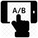 Teste Ab Digital Metodo De Comparacao Teste De Usabilidade Ícone