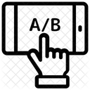 Teste Ab Digital Metodo De Comparacao Teste De Usabilidade Ícone