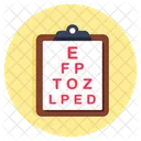 Teste Oftalmologico Teste De Visao Grafico Oftalmologico Icon