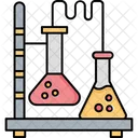 Testes químicos em ebulição  Ícone