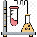 Testes químicos em ebulição  Ícone