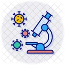 Testando em laboratório "ou" Teste experimental  Ícone