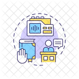 Testimonial evidence  Icon