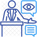 Testimony Law Trial Icon