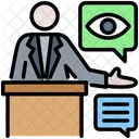 Testimony Law Trial Icon