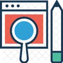 Testing Web Magnifier Icon