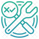 Testing And Maintain Maintenance Wrench Icon