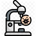Microscope Lab Virus Icon