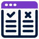 Testing Website Analyzing Icon