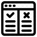 Testing Website Analyzing Icon
