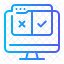 Testing Compare Computer Icon