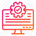 Testing Checkmark Gear Icon