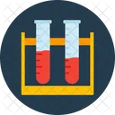Testing Tubes Chemical Flask Lab Glassware Icon