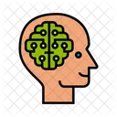 Tête de cyborg  Icône