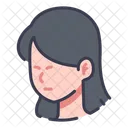 Tete De Femme Icône
