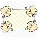 Tete De Mouton Sur Le Cote Du Tableau Tableau Presentation Icône