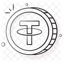 Tether Coin Crypto Icône