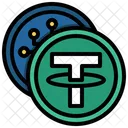 Tether Coin Tether Cryptocurrency アイコン