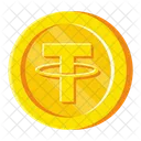 Tether Gold Coin  Icon