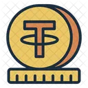 Tether Crypto Digital Icon