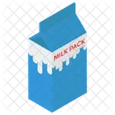 Tetra Milk Pack Dairy Product Organic Milk Icon
