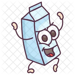 Tetra Pack Icon - Download in Colored Outline Style