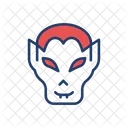 Gruselig Clown Halloween Symbol