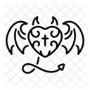 Teufel Herz  Symbol