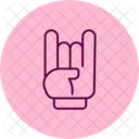 Teufelshörner Hand  Symbol