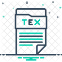 Tex Document Extension Icon