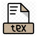 Documento fuente de látex tex  Icono