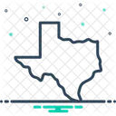 Texas Country Map Icon