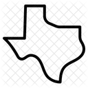 Karte Von Texas Symbol