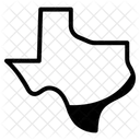 Karte Von Texas Symbol