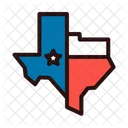 Karte von Texas  Symbol