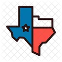 Texas Map Texas State Icon