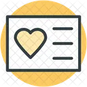 Text Sheet Heart Icon