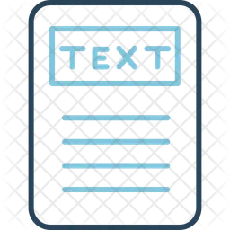 Text  Icon