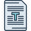 Text Explanation Paper Icon