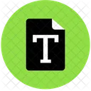 Textdatei Streamline Kameleon Icon