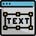 Text Graphic Design Icon
