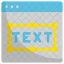 Text Graphic Design Icon