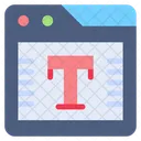 Text Editor Type Icon