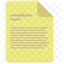 Text File Paper Icon