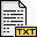 Text Document Paper Icon