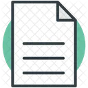 Text Sheet File Icon